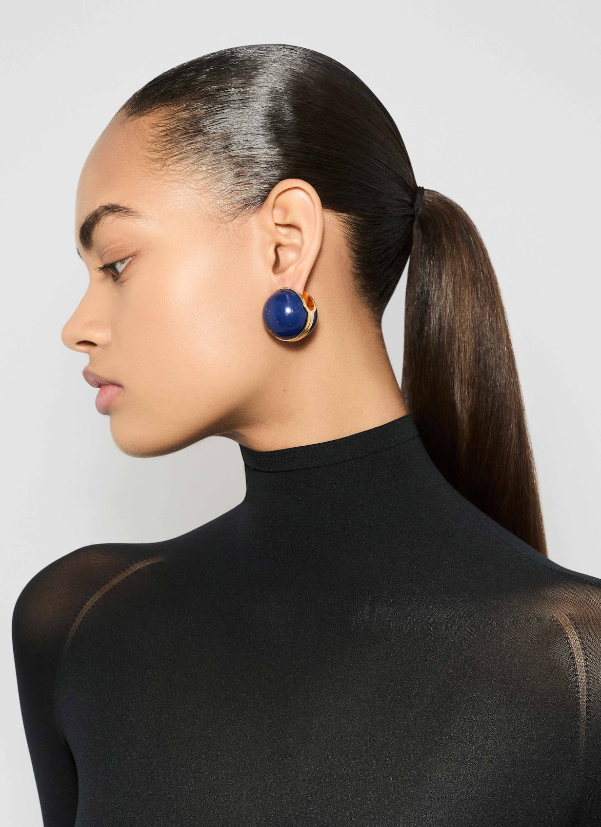 SPHERE EARRINGS ALAÏA BLUE SPHERE EARRINGS